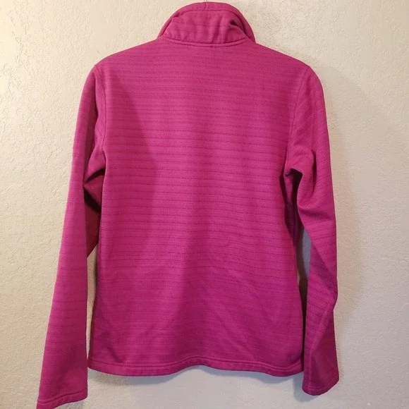 North Face Women's Pink Full Zip Fleece Lined Jacket Size Small - Picture 5 of 11